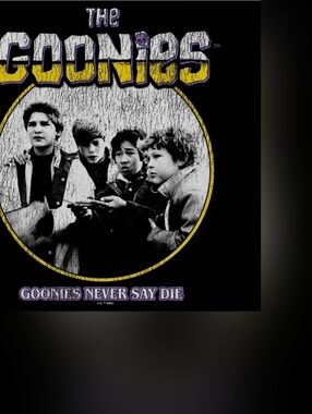 The Goonies Graphic Tee - "Goonies Never Say Die" - Men's Large - NWT